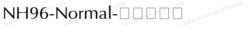 NH96-Normal字体转换