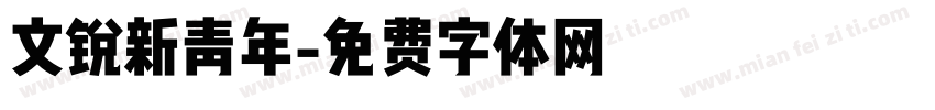 文锐新青年字体转换