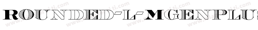 rounded-l-mgenplus-1p-black转换器字体转换