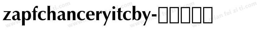 zapfchanceryitcby字体转换