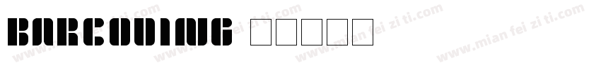 Barcoding字体转换
