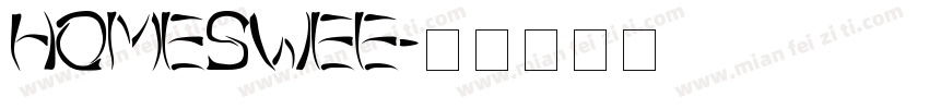 HOMESWEE字体转换