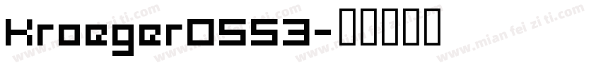 Kroeger0553字体转换