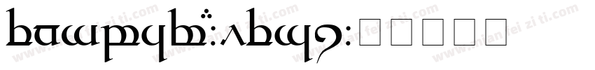 Tengwar-Elesi字体转换