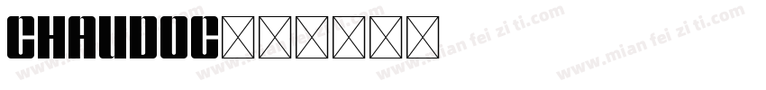 CHAUDOC字体转换