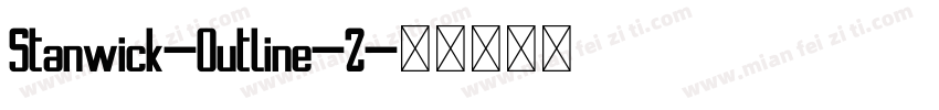 Stanwick-Outline-2字体转换