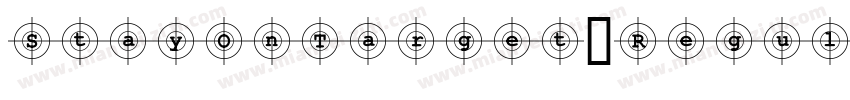 StayOnTarget-Regular字体转换
