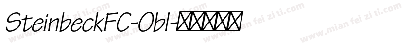 SteinbeckFC-Obl字体转换