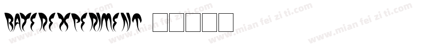 BayerExperiment字体转换