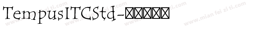 TempusITCStd字体转换