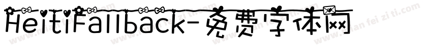 HeitiFallback字体转换