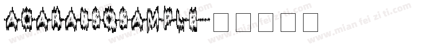 AGArabsqSample字体转换