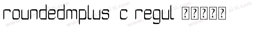 roundedmplus1c-regul字体转换