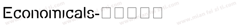 Economicals字体转换