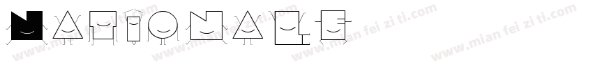 Nationale字体转换