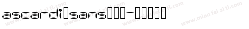 ascardi_sans转换器字体转换