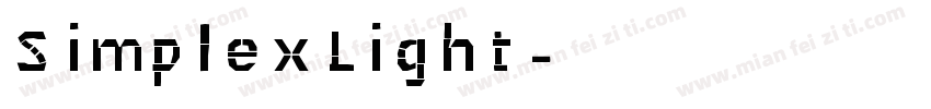 SimplexLight字体转换