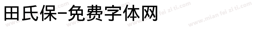 田氏保字体转换