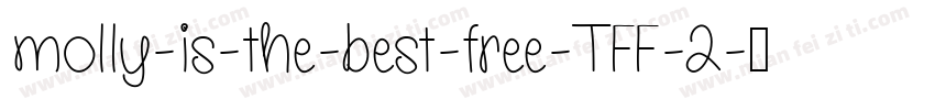 molly-is-the-best-free-TFF-2字体转换