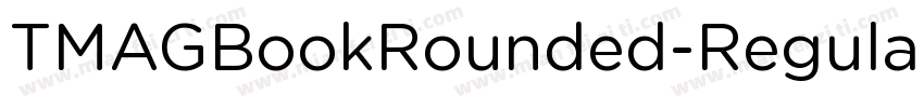 TMAGBookRounded-Regular字体转换