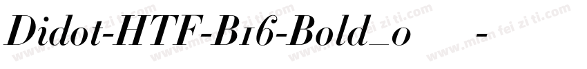 Didot-HTF-B16-Bold_0手机版字体转换