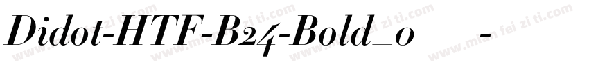 Didot-HTF-B24-Bold_0手机版字体转换