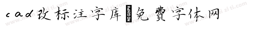 cad改标注字库字体转换