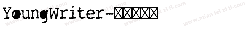 YoungWriter字体转换