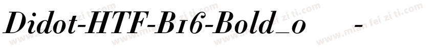 Didot-HTF-B16-Bold_0手机版字体转换