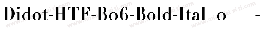 Didot-HTF-B06-Bold-Ital_0转换器字体转换