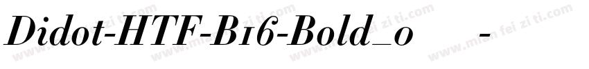 Didot-HTF-B16-Bold_0转换器字体转换