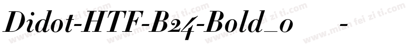 Didot-HTF-B24-Bold_0转换器字体转换