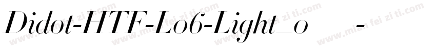 Didot-HTF-L06-Light_0转换器字体转换