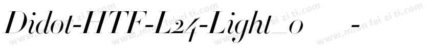 Didot-HTF-L24-Light_0手机版字体转换