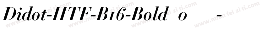 Didot-HTF-B16-Bold_0手机版字体转换