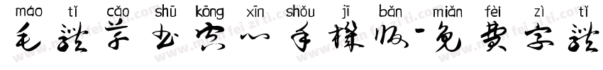 毛体草书空心手机版字体转换