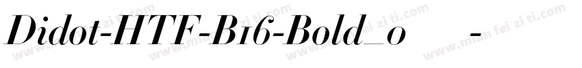 Didot-HTF-B16-Bold_0手机版字体转换