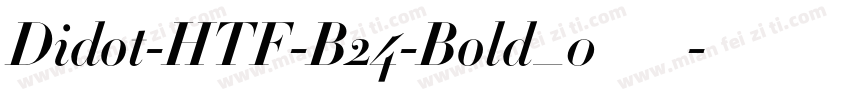 Didot-HTF-B24-Bold_0手机版字体转换