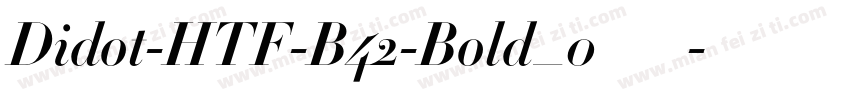 Didot-HTF-B42-Bold_0手机版字体转换