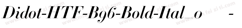 Didot-HTF-B96-Bold-Ital_0转换器字体转换