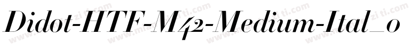 Didot-HTF-M42-Medium-Ital_0手机版字体转换