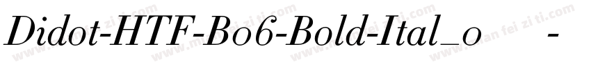 Didot-HTF-B06-Bold-Ital_0转换器字体转换