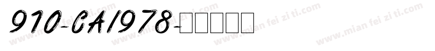 910-CAI978字体转换