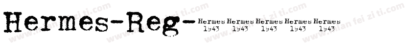 Hermes-Reg字体转换