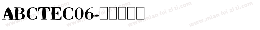 ABCTEC06字体转换