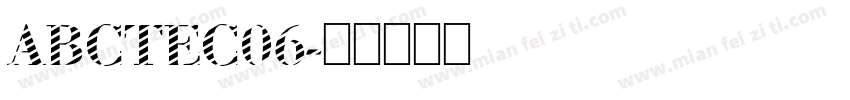 ABCTEC06字体转换