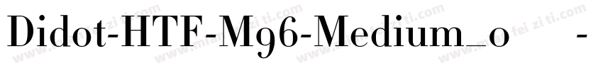 Didot-HTF-M96-Medium_0转换器字体转换