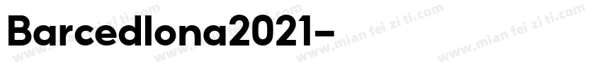 Barcedlona2021字体转换