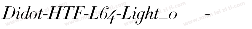 Didot-HTF-L64-Light_0手机版字体转换