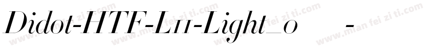 Didot-HTF-L11-Light_0手机版字体转换